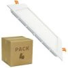 LEDKIA Spot Encastrable PACK Dalle LED Carrée Extra Plate 18W (4 Un) Downlight Panel Blanc Chaud 2800K - 3200K - Blanc Chaud 2800K - 3200K -Panneau LED Soldes 2022 10218126 1
