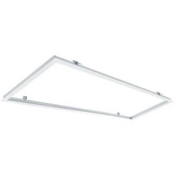 LEDKIA Cadre Encastré Pour Panneaux LED 120x30cm Blanc - Blanc