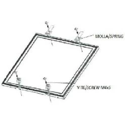 NOBILE ILLUMINAZIONE Kit 4 Kit 4 Panneaux De Printemps De Printemps Pour Lpx66 Ax1/66