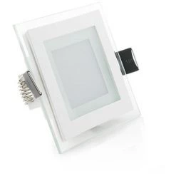 GREENICE Downlight LED 6W 421Lm 3000ºK Carré Verre 30.000H [GR-MB02-6W-WW] -Panneau LED Soldes 2022 13385057 2
