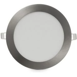 GREENICE Slimline Downlight 12W 805Lm 3000ºK Rond Nickel Satiné 50.000H [GL-CL-R12N-WW] -Panneau LED Soldes 2022 13386473 3