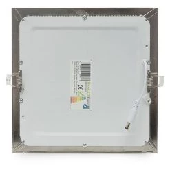 GREENICE Slimline Downlight 18W 1.300Lm 6000ºK Carré Nickel Satiné 50.000H [GL-CL-S18N-CW] -Panneau LED Soldes 2022 13386477 4