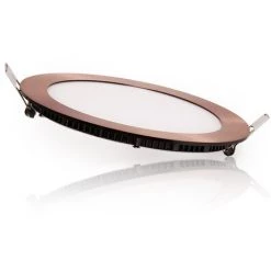 GREENICE Slimline Downlight 12W 805Lm 3000ºK Rond Bronze 50.000H [GL-CL-R12N-B-WW] -Panneau LED Soldes 2022 13386616 2
