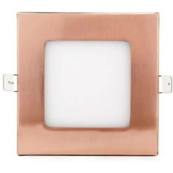 GREENICE Slimline Downlight 6W 449Lm 3000ºK Carré Bronze 50.000H [GL-CL-S6N-B-WW] -Panneau LED Soldes 2022 13386617 3