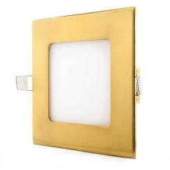 GREENICE Slimline Downlight 6W 449Lm 3000ºK Carré Or 50.000H [GL-CL-S6N-G-WW] -Panneau LED Soldes 2022 13386618 2