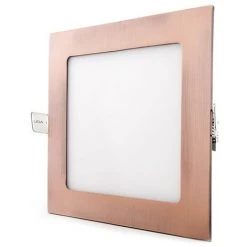 GREENICE Slimline Downlight 12W 805Lm 3000ºK Carré Bronze 50.000H [GL-CL-S12N-B-WW] -Panneau LED Soldes 2022 13386622 2