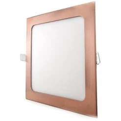 GREENICE Slimline Downlight 18W 1217Lm 3000ºK Carré Bronze 50.000H [GL-CL-S18N-B-WW] -Panneau LED Soldes 2022 13386623 2