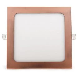 GREENICE Slimline Downlight 18W 1217Lm 3000ºK Carré Bronze 50.000H [GL-CL-S18N-B-WW] -Panneau LED Soldes 2022 13386623 3