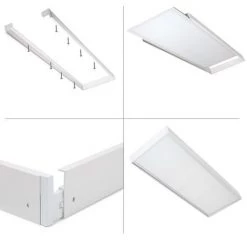 GREENICE Cadre De Montage Monté En Surface Panneau LED 120x30Cm (NE-M-P-1200300)