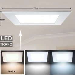 Plafonnier Encastré LED 12 Watts Salon Salle à Manger Grille Lumineuse En Aluminium éclairage Blanc Chaud V-Tac4866 -Panneau LED Soldes 2022 13681717 2
