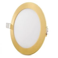 GREENICE Slimline Downlight 12W 805Lm 3000ºK Rond Or 50.000H [GL-CL-R12N-G-WW] -Panneau LED Soldes 2022 13752642 3
