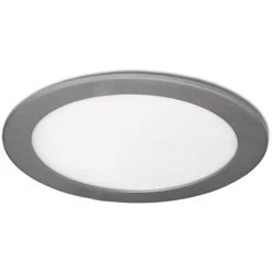 GREENICE Dalle à LEDs Circulaire Ecoline 192mm 15w 1170lm 30.000h Anneau Couleur Argent