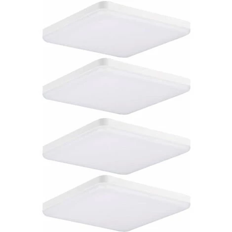 ETC-SHOP Lot De 4 Plafonniers LED ALU Luminaire Encastrable Blanc Salon Couchage Travail Salle D'éclairage Lampe D'entrée 3 ETC-SHOP Lot De 4 Plafonniers LED ALU Luminaire Encastrable Blanc Salon Couchage Travail Salle D'éclairage Lampe D'entrée