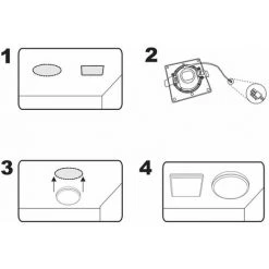ETC-SHOP Lot De 4 Plafonniers LED ALU Luminaire Encastrable Blanc Salon Couchage Travail Salle D'éclairage Lampe D'entrée 10 ETC-SHOP Lot De 4 Plafonniers LED ALU Luminaire Encastrable Blanc Salon Couchage Travail Salle D'éclairage Lampe D'entrée -Panneau LED Soldes 2022 14193177 4