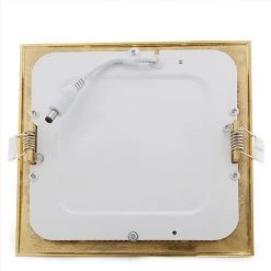 GREENICE Slimline Downlight 12W 805Lm 3000ºK Carré Or 50.000H [GL-CL-S12N-G-WW] -Panneau LED Soldes 2022 14891300 4