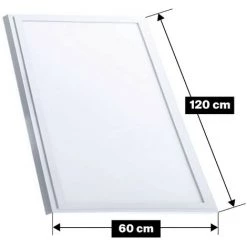 EUROPALAMP Dalle LED 120X60 60w Blanc Neutre + Transformateur Inclus