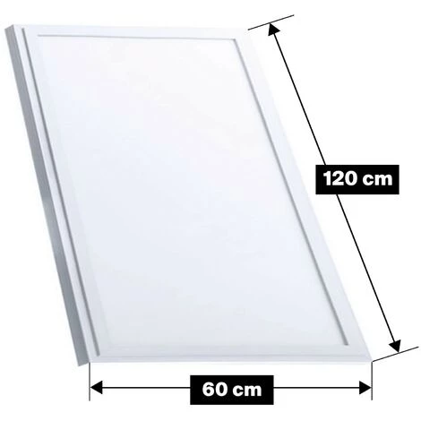 EUROPALAMP Dalle LED 120X60 60w Blanc Neutre + Transformateur Inclus 3 EUROPALAMP Dalle LED 120X60 60w Blanc Neutre + Transformateur Inclus