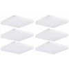 ETC-SHOP Lot De 6 Plafonniers LED ALU Encastrable Blanc Salon éclairage Design Lampe D'entrée SLIM -Panneau LED Soldes 2022 15543176 1