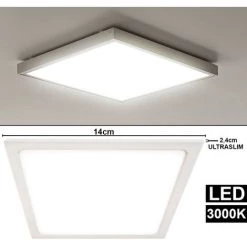 ETC-SHOP Lot De 6 Plafonniers LED Plafonniers Plafonniers Bureau Salon éclairage Lampes Spots ALU Plats Blancs 8 ETC-SHOP Lot De 6 Plafonniers LED Plafonniers Plafonniers Bureau Salon éclairage Lampes Spots ALU Plats Blancs -Panneau LED Soldes 2022 15761539 3