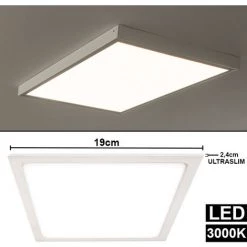 ETC-SHOP 2x LED Panneau De Plafond Lampe De Construction éclairage De La Salle De Travail Lampe ALU Ultra Slim Vtac4919 -Panneau LED Soldes 2022 15761543 3