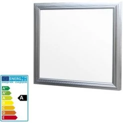 ECD GERMANY Panneau LED Lampe à Luminaire Lumineux Plafond 12W 30x30 Cm Blanc Neutre 4000K