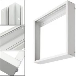 ECD GERMANY Support Panneau LED 30x30 Cm 300x300 Mm Kit Cadre Aluminium Lampe Plafonnier 9 ECD GERMANY Support Panneau LED 30x30 Cm 300x300 Mm Kit Cadre Aluminium Lampe Plafonnier -Panneau LED Soldes 2022 15937991 3