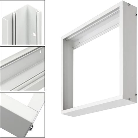 ECD GERMANY Support Panneau LED 30x30 Cm 300x300 Mm Kit Cadre Aluminium Lampe Plafonnier 5 ECD GERMANY Support Panneau LED 30x30 Cm 300x300 Mm Kit Cadre Aluminium Lampe Plafonnier – Image 3