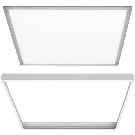 ECD GERMANY Support Panneau LED 60x60 Cm 600x600 Mm Kit Cadre Aluminium Lampe Plafonnier 4 ECD GERMANY Support Panneau LED 60x60 Cm 600x600 Mm Kit Cadre Aluminium Lampe Plafonnier – Image 2