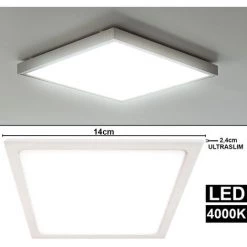 ETC-SHOP 6x Spot De Plafond à LED Panneau Lumineux En Saillie éclairage De Salon Blanc Lampe ALU -Panneau LED Soldes 2022 16026387 3