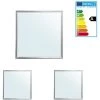 ECD Germany 2-pack Ultraslim Mince Panneau LED 36W 60 X 60 Cm 3014 Blanc Froid 6000K SMD 220-240 V Environ 3350 Lumen Plafonnier Encastré