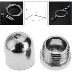 BeMatik - Montage Fils D'acier Kit Suspendus Panneau LED - 4 Fils 8 BeMatik - Montage Fils D'acier Kit Suspendus Panneau LED - 4 Fils -Panneau LED Soldes 2022 16370434 2