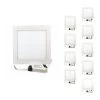 Spot LED Encastrable Carré BLANC 18W (Pack De 10) - Blanc Chaud 2300K - 3500K - SILAMP - Blanc Chaud 2300K - 3500K 2 Spot LED Encastrable Carré BLANC 18W (Pack De 10) - Blanc Chaud 2300K - 3500K - SILAMP - Blanc Chaud 2300K - 3500K -Panneau LED Soldes 2022 16494282 1