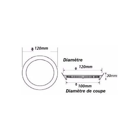 Spot LED Extra Plat Rond ALU 6W (Pack De 5) - Blanc Neutre 4000K - 5500K - SILAMP - Blanc Neutre 4000K - 5500K 6 Spot LED Extra Plat Rond ALU 6W (Pack De 5) - Blanc Neutre 4000K - 5500K - SILAMP - Blanc Neutre 4000K - 5500K – Image 4