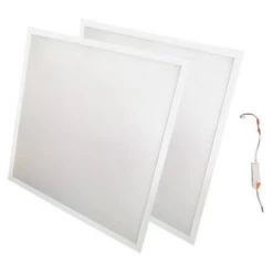 Panneau LED 60x60 48W BLANC (Pack De 2) - Blanc Chaud 2300K - 3500K - SILAMP - Blanc Chaud 2300K - 3500K