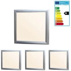 ECD GERMANY PANNEAU LAMPE À LED DE CROISSANCE LUMINAIRE 12W 30X30CM BLANC CHAUD 2700-3500 K