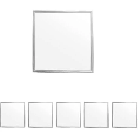 ECD Germany Panneau De LED 36W - 62 X 62 Cm - 5-pack - Ultraslim Mince - SMD 3014 - Neutral White 4000K - 220-240 V - Environ 3097 Lumens - Plafonnier Encastré 3 ECD Germany Panneau De LED 36W - 62 X 62 Cm - 5-pack - Ultraslim Mince - SMD 3014 - Neutral White 4000K - 220-240 V - Environ 3097 Lumens - Plafonnier Encastré