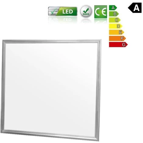 ECD Germany Panneau De LED 36W - 62 X 62 Cm - 5-pack - Ultraslim Mince - SMD 3014 - Neutral White 4000K - 220-240 V - Environ 3097 Lumens - Plafonnier Encastré 4 ECD Germany Panneau De LED 36W - 62 X 62 Cm - 5-pack - Ultraslim Mince - SMD 3014 - Neutral White 4000K - 220-240 V - Environ 3097 Lumens - Plafonnier Encastré – Image 2