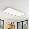 LINDBY LED Plafonnier 'Zento' Pour Cuisine - Blanc, Argenté 2 LINDBY LED Plafonnier 'Zento' Pour Cuisine - Blanc, Argenté -Panneau LED Soldes 2022 17461602 1