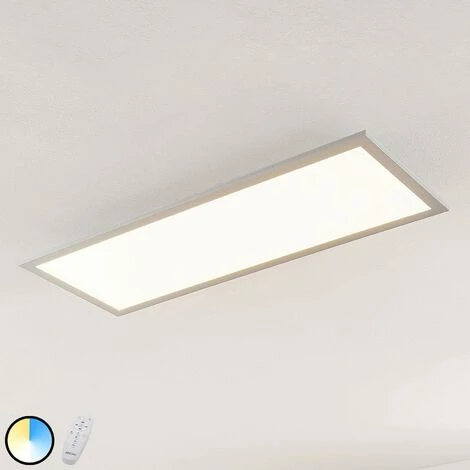 PRIOS LED Plafonnier à Intensité Variable 'Gelora' Pour Cuisine - Blanc, Argenté 4 PRIOS LED Plafonnier à Intensité Variable 'Gelora' Pour Cuisine - Blanc, Argenté – Image 2