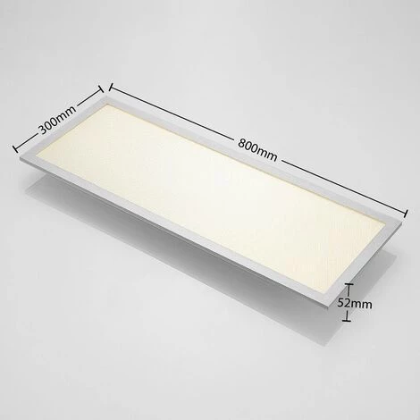 PRIOS LED Plafonnier à Intensité Variable 'Gelora' Pour Cuisine - Blanc, Argenté 5 PRIOS LED Plafonnier à Intensité Variable 'Gelora' Pour Cuisine - Blanc, Argenté – Image 3