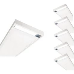 Kit Saillie BLANC Pour Panneau LED 120x30 Slim (Pack) - Blanc - SILAMP - Blanc