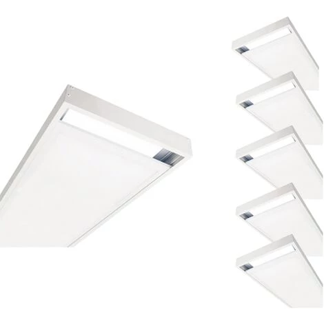 Kit Saillie BLANC Pour Panneau LED 120x30 Slim (Pack) - Blanc - SILAMP - Blanc 3 Kit Saillie BLANC Pour Panneau LED 120x30 Slim (Pack) - Blanc - SILAMP - Blanc