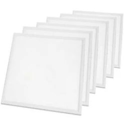 OPTO LOT DE 6 PAVES LED 600x600 - 45W - 3600 LUMENS - LUMIERE DU JOUR - Blanc