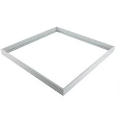OPTONICA Cadre Support En Aluminium Pour Installation Saillie Dalle LED 600x600 Blanc