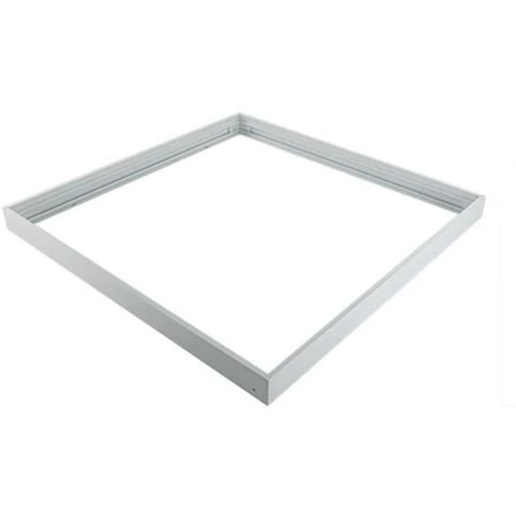 OPTONICA Cadre Support En Aluminium Pour Installation Saillie Dalle LED 600x600 Blanc 3 OPTONICA Cadre Support En Aluminium Pour Installation Saillie Dalle LED 600x600 Blanc