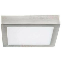 KANLUX Downlight LED 18W Carré Nickel Satiné - Blanc Naturel 4000K