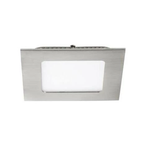 KANLUX Downlight LED 6W étanche IP44 Carré Nickel Satiné - Blanc Naturel 4000K 3 KANLUX Downlight LED 6W étanche IP44 Carré Nickel Satiné - Blanc Naturel 4000K