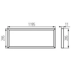 KANLUX Dalle LED BRAVO 40W Cadre Blanc 1200x300mm Blanc Neutre 4000K 11 KANLUX Dalle LED BRAVO 40W Cadre Blanc 1200x300mm Blanc Neutre 4000K -Panneau LED Soldes 2022 19900146 5