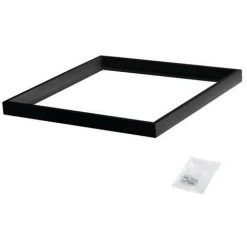 KANLUX Cadre De Fixation En Saillie Carré Noir Pour Dalles LED 600x600mm