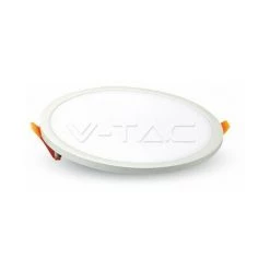 V-TAC Plafonnier Encastré à LED à Encastrer Au Plafond Rond 22W 6000K à Lumière Froide Pour Dissipateur De Chaleur Professionnel Sans Garniture